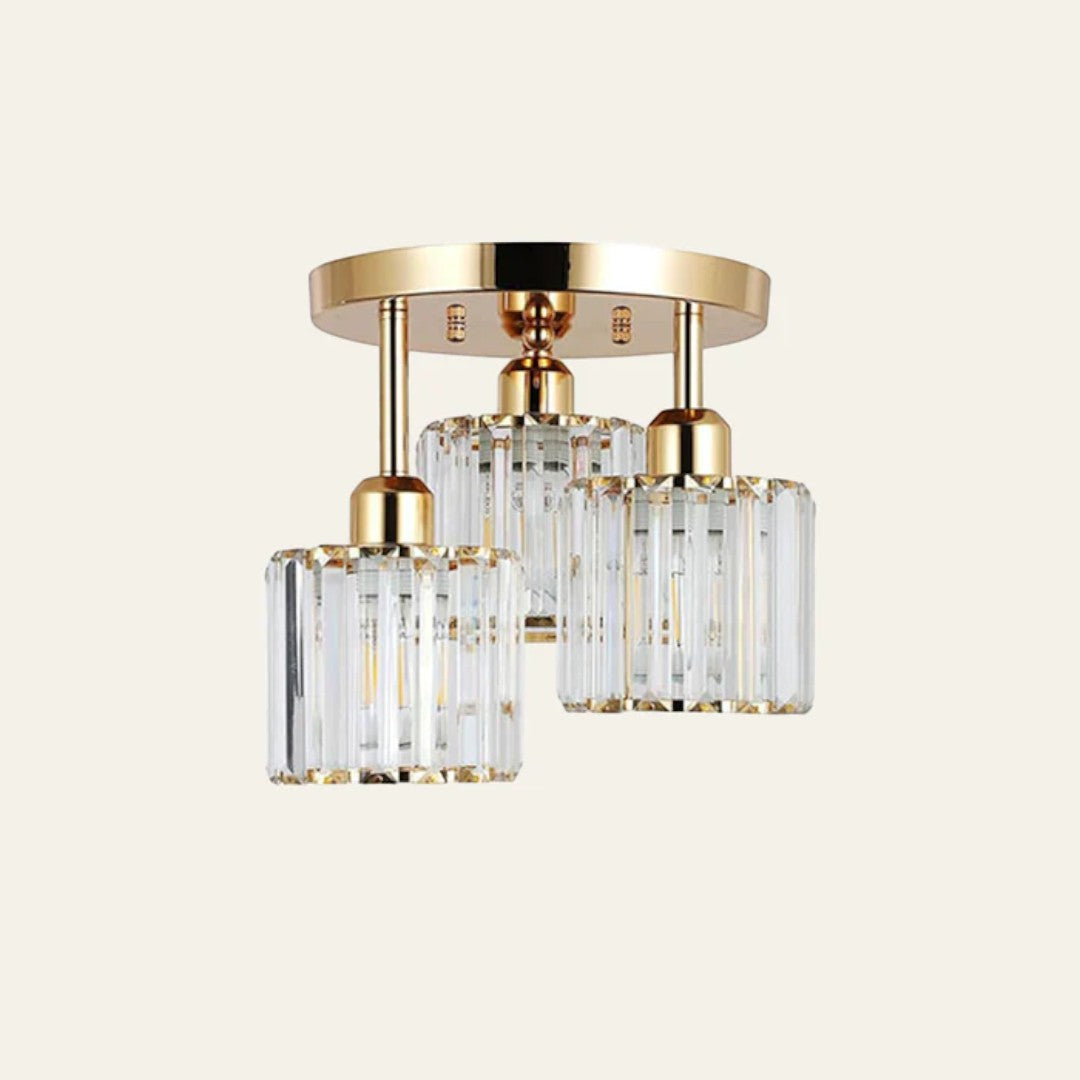 Glass Ceiling Lamp Semi-Matt Mounting