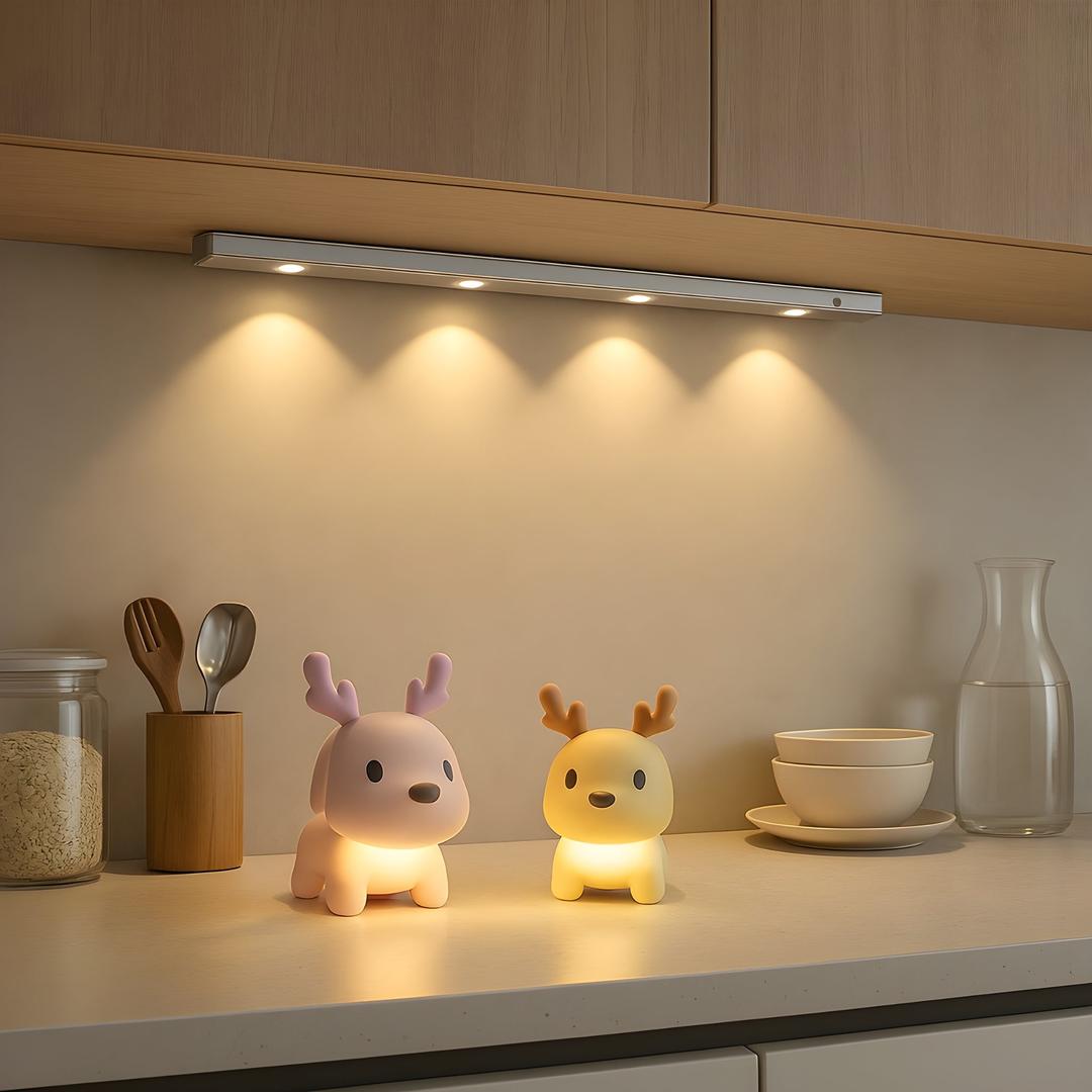 Slim LED Under Cabinet Task Lighting for Kitchen Countertops