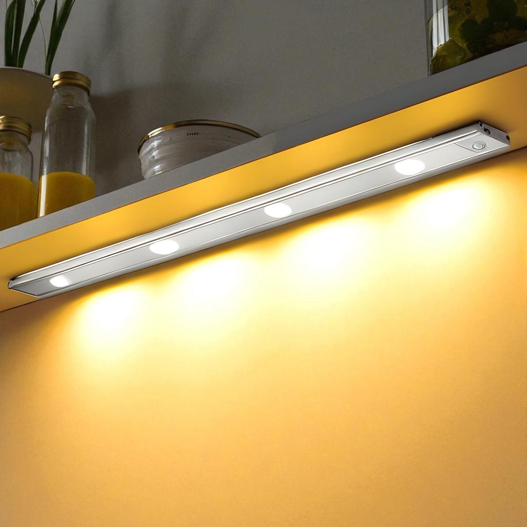 Slim LED Under Cabinet Task Lighting for Kitchen Countertops