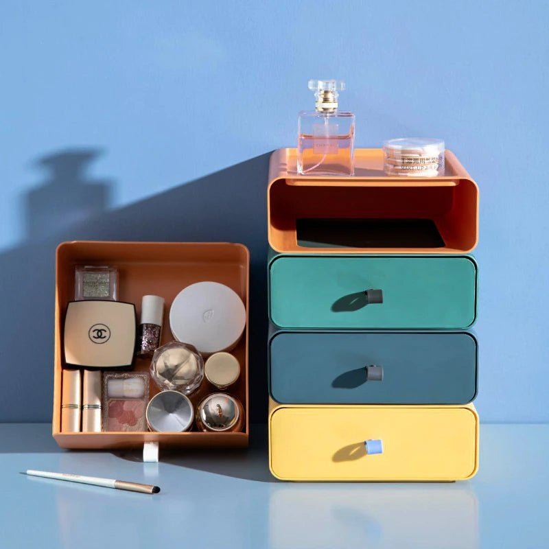 Space-Saving Stackable Storage Bin - Modular Home Organization Box